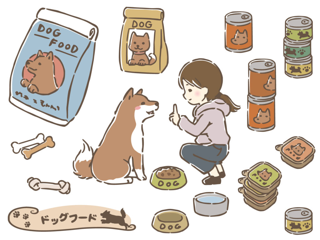 ドッグフードイラスト