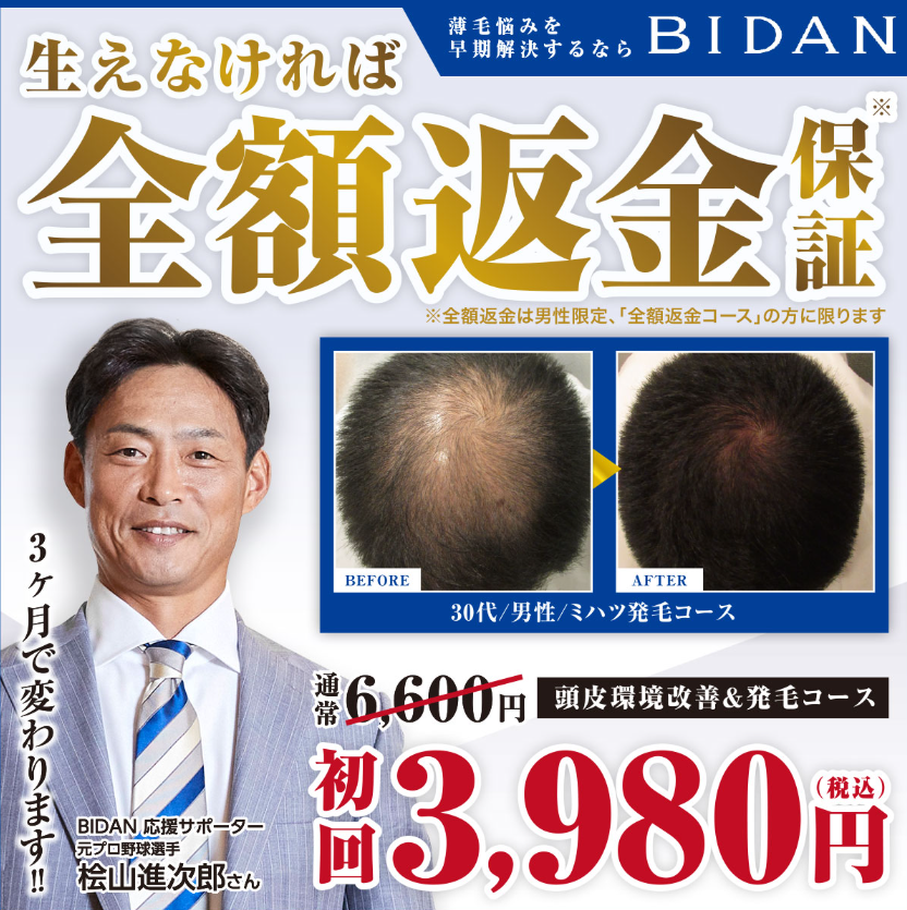 全額返金保証の紹介画像